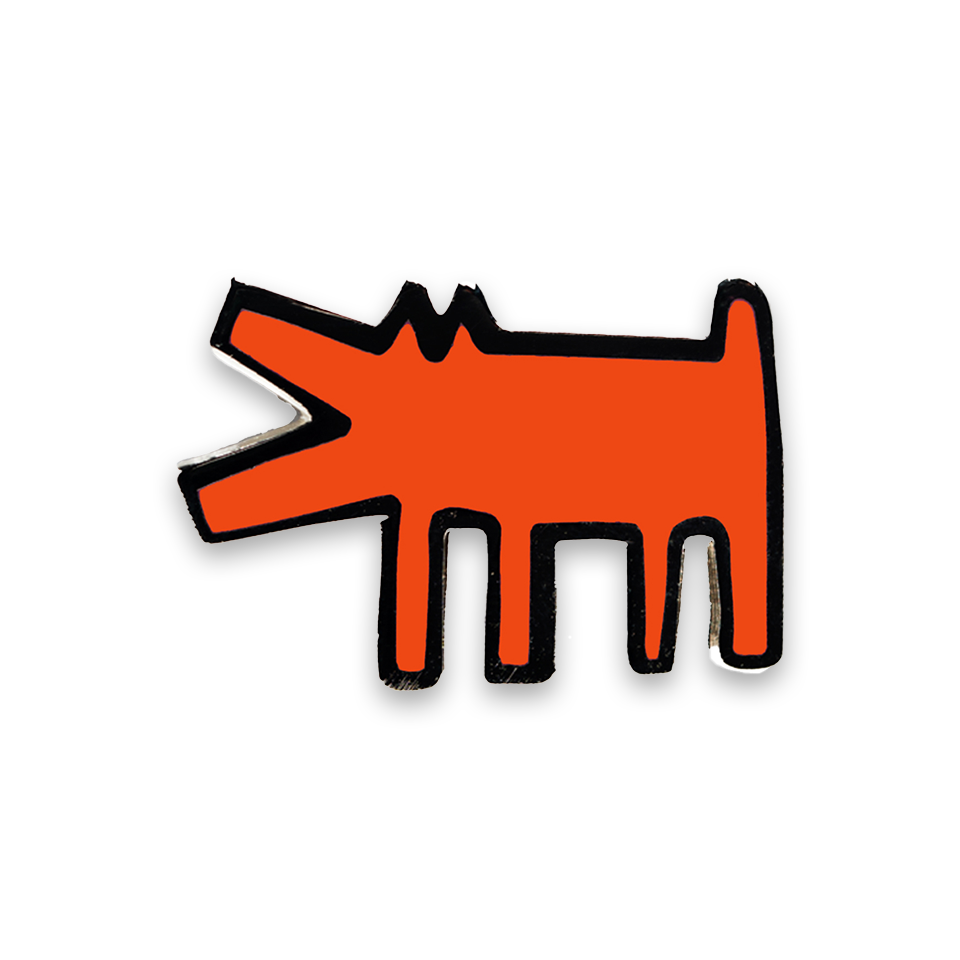 PINTRILL Keith Haring #3 Pin Barking Dog