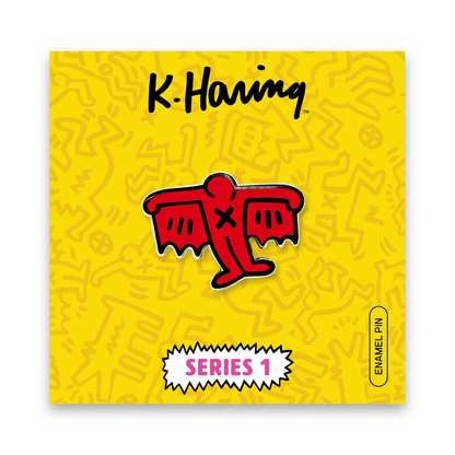 PINTRILL Keith Haring Pin Bat Demon