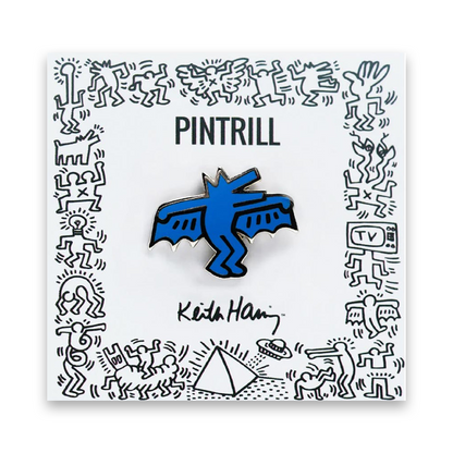 PINTRILL Keith Haring #3 Pin Bat Dog