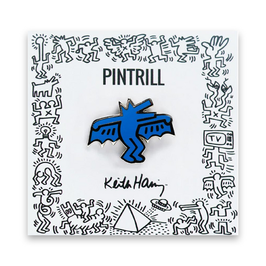 PINTRILL Keith Haring #3 Pin Bat Dog