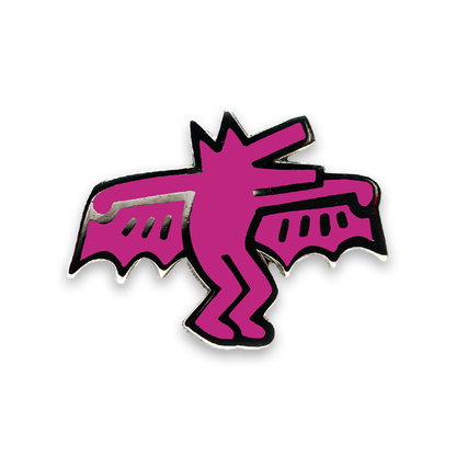 PINTRILL Keith Haring #3 Pin Bat Dog