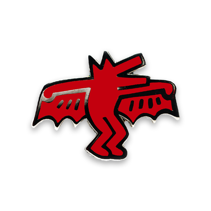 PINTRILL Keith Haring #3 Pin Bat Dog