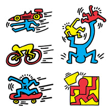 画像をギャラリービューアに読み込む, Apply Stickers Keith Haring Sticker sheet S