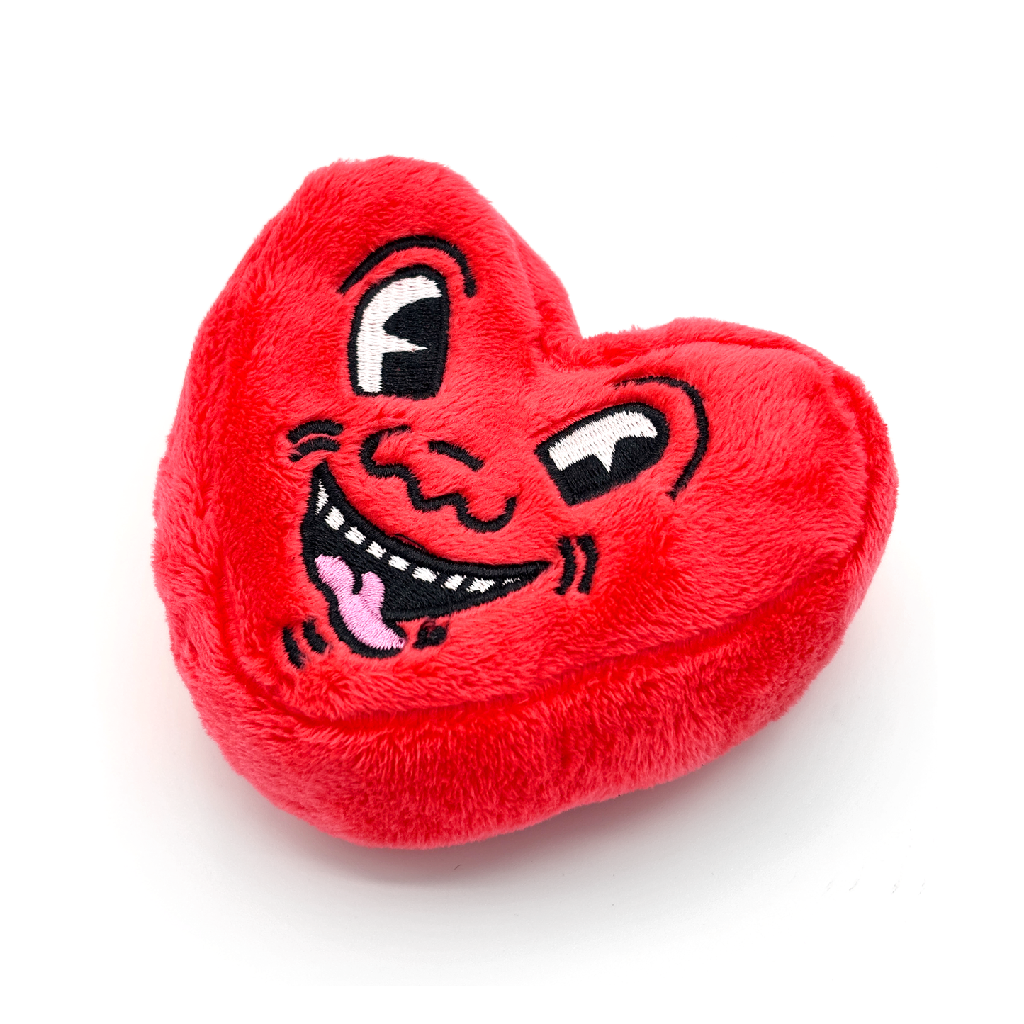 Pop Shop Keith Haring Plush Bag Charm "Heart with Face"