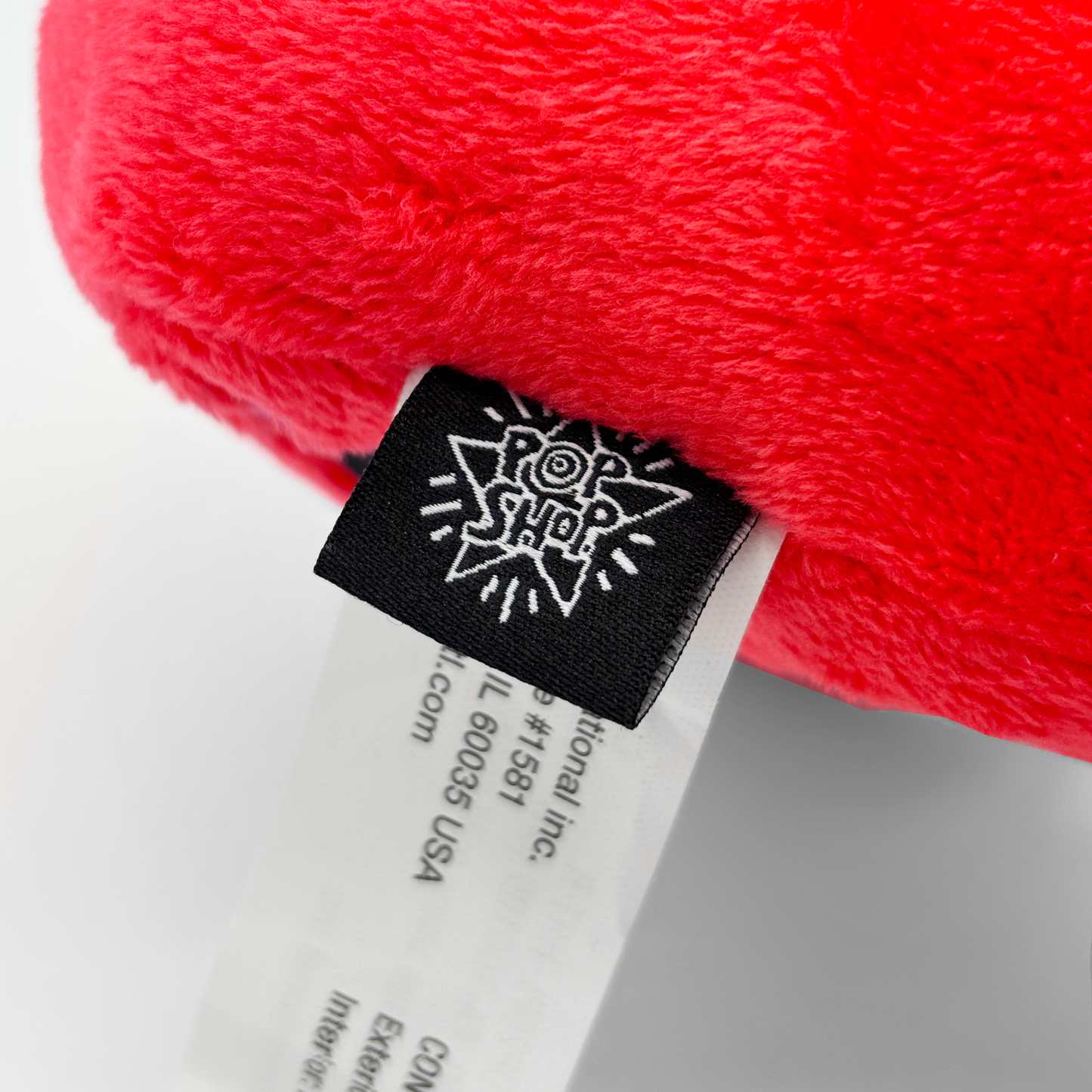 Pop Shop Keith Haring Plush Bag Charm "Heart with Face"