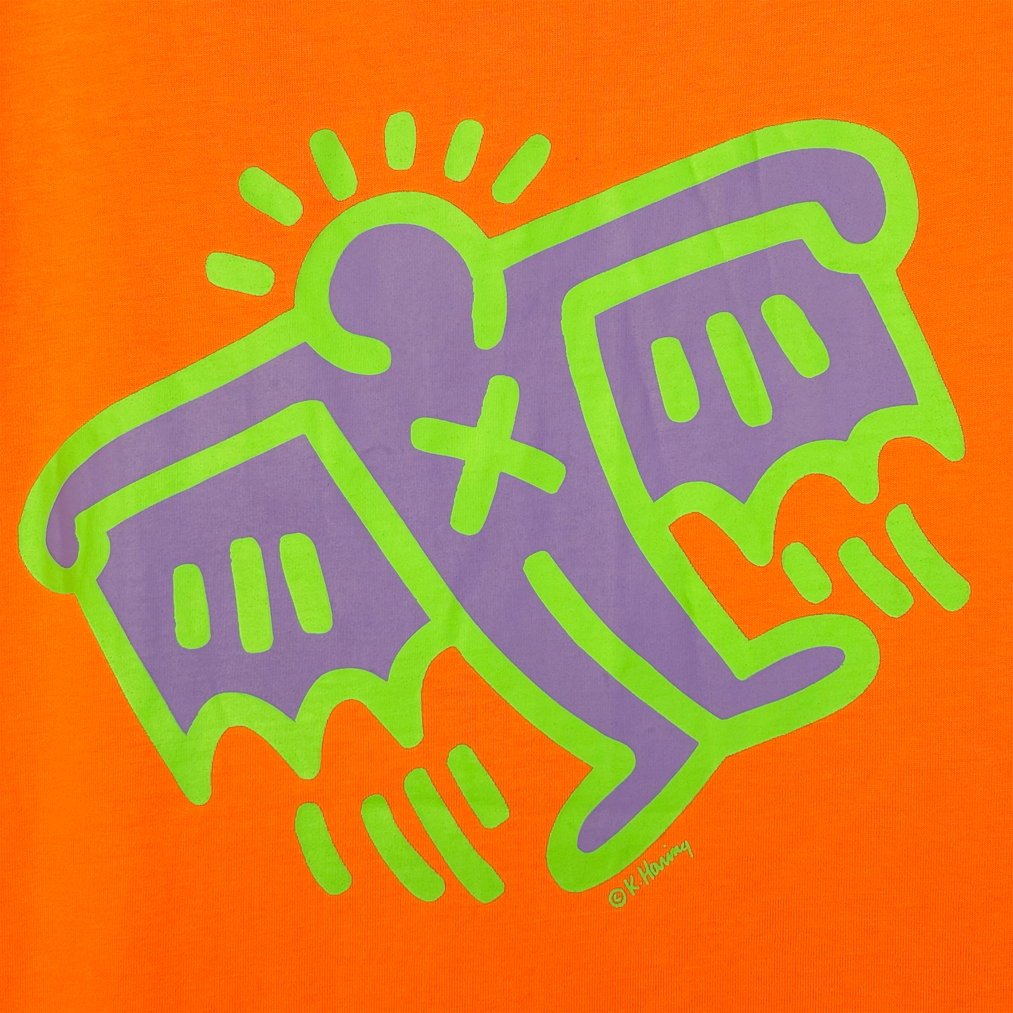 Pop Shop Keith Haring "Angel" x "Batman" T-shirt