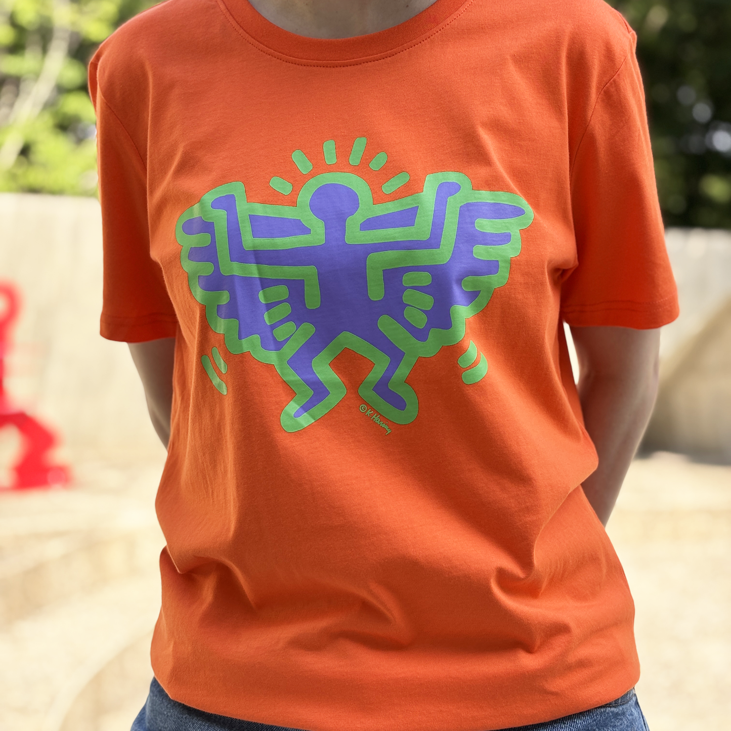 Pop Shop Keith Haring "Angel" x "Batman" T-shirt