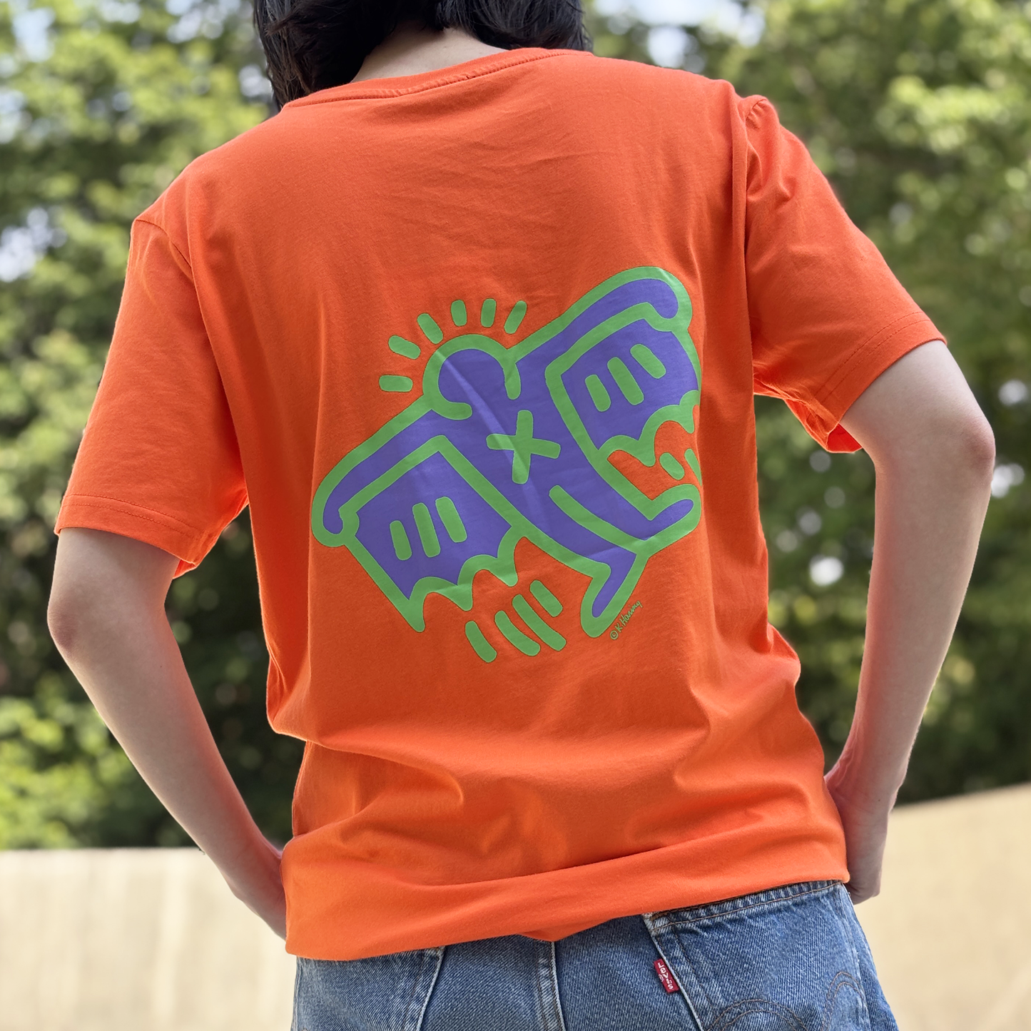 Pop Shop Keith Haring "Angel" x "Batman" T-shirt