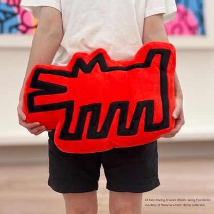 Pop Shop Keith Haring Plush Pillow "Barking Dog"