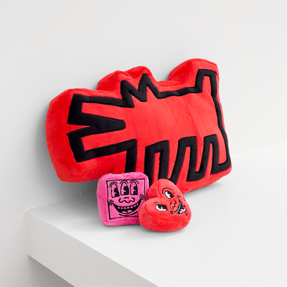 Pop Shop Keith Haring Plush Pillow "Barking Dog"