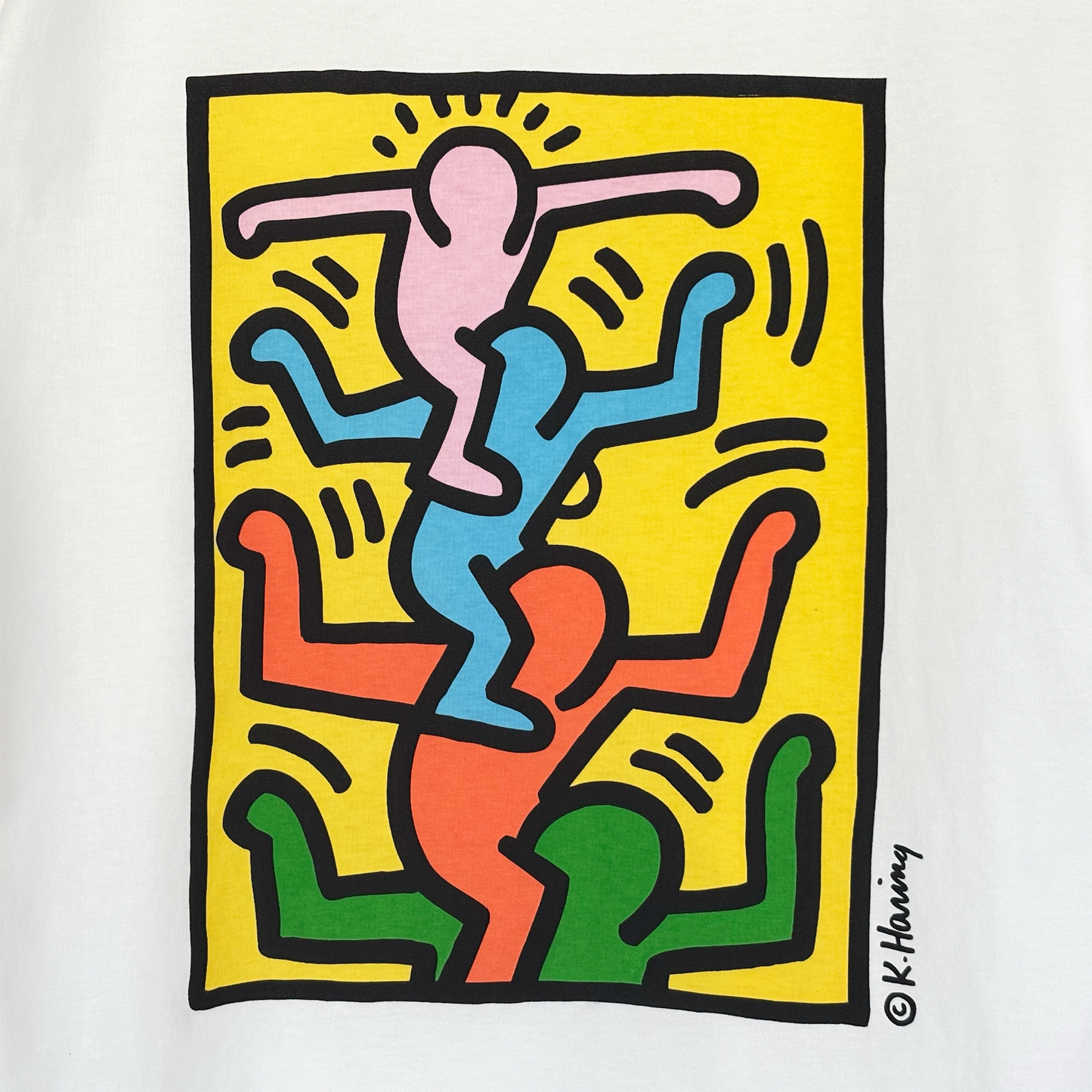 Pop Shop Keith Haring "Shoulder Stack" T-shirt