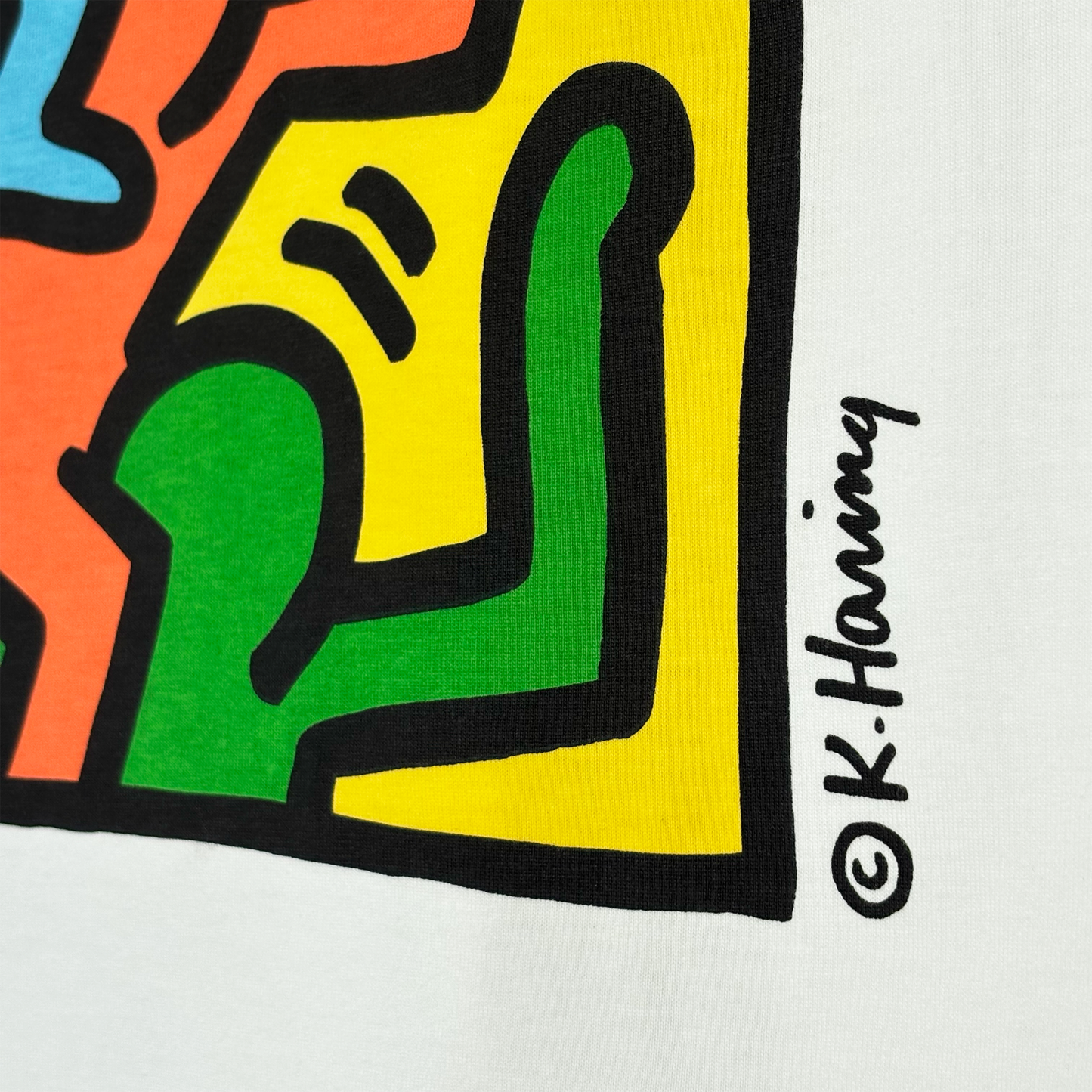 Pop Shop Keith Haring "Shoulder Stack" T-shirt