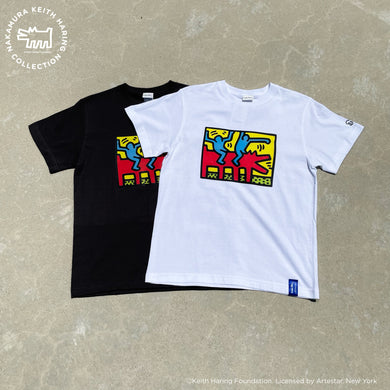 Rainbow Works Keith Haring 【Kid's】 S/S TEE F (Hugging a Dog) KH-KH2309