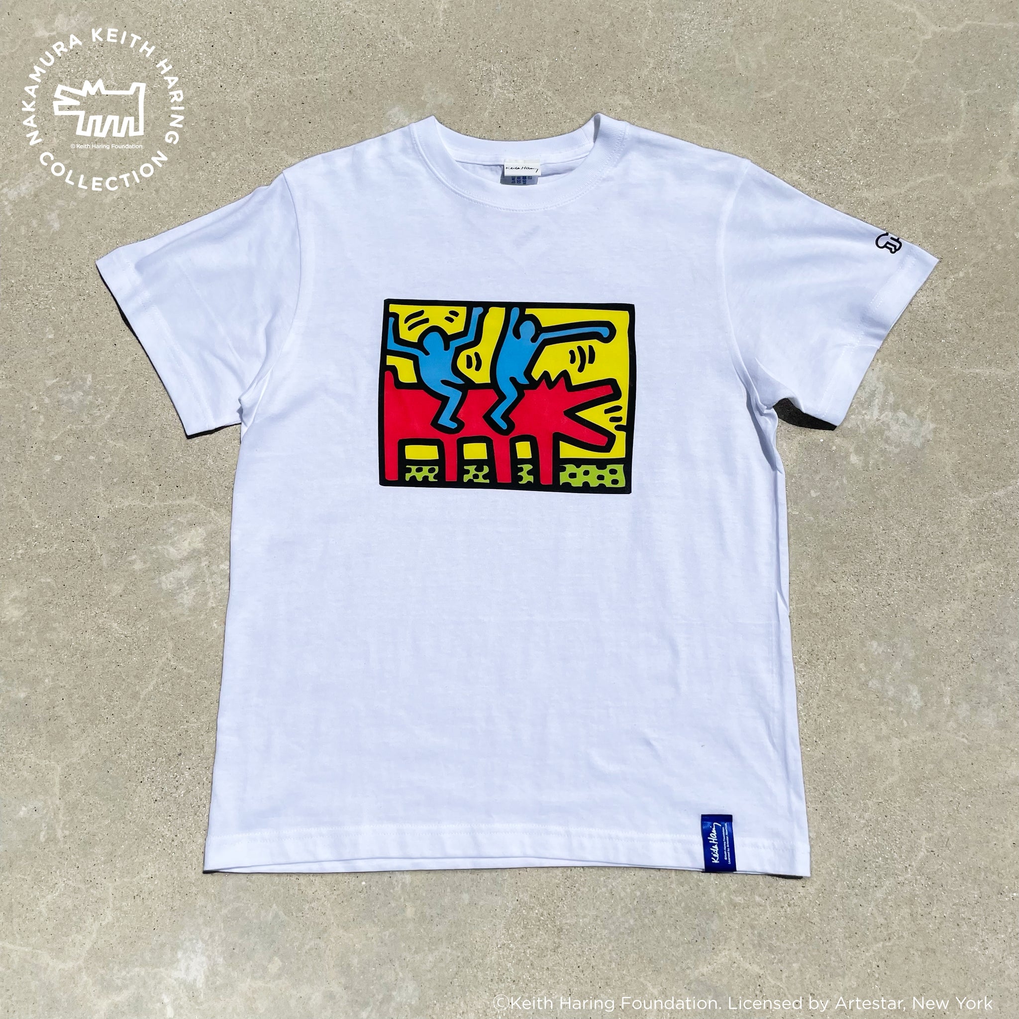 Rainbow Works Keith Haring 【Kid's】 S/S TEE F (Hugging a Dog) KH