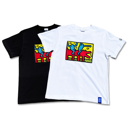 Rainbow Works Keith Haring S/S TEE F (Hugging a Dog) KH2309