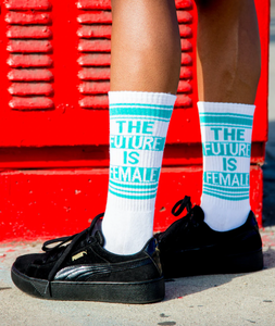 GUMBALL POODLE  Socks THE FUTURE IS FEMALE