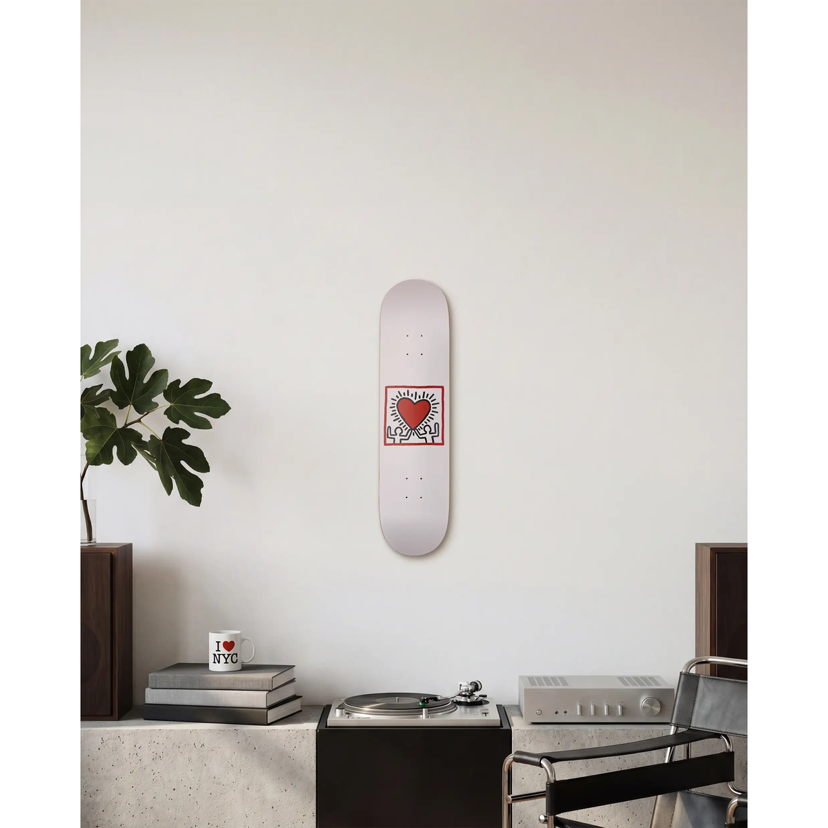 THE SKATEROOM Keith Haring Skateboard "Untitled (It Takes Two)"