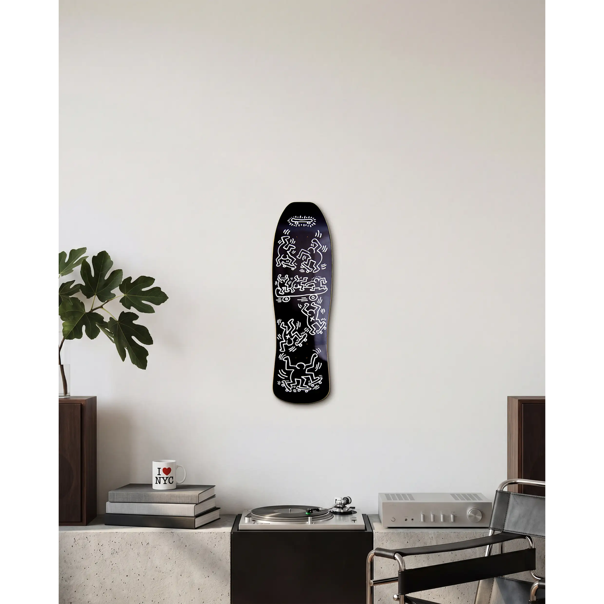 THE SKATEROOM Keith Haring Skateboard "Untitled (Old To The New)"