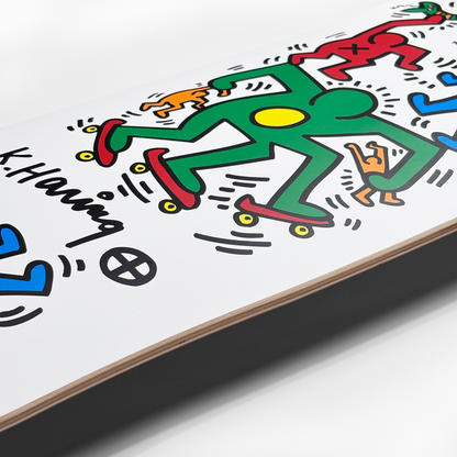 THE SKATEROOM Keith Haring Skateboard "Untitled (Snake Ride)"
