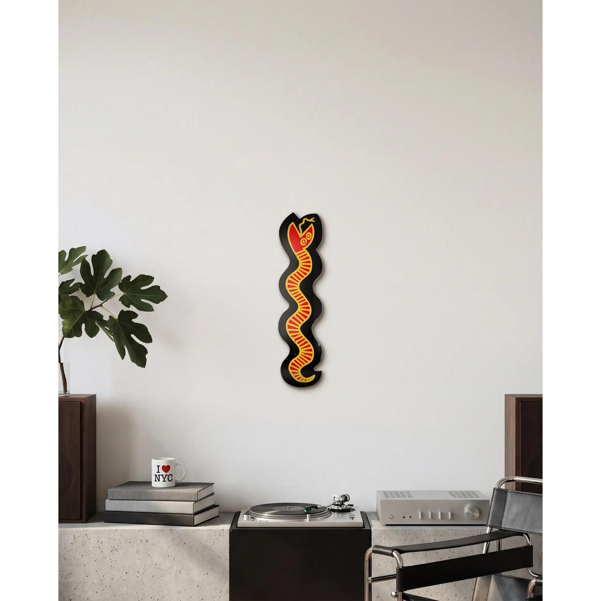 THE SKATEROOM Keith Haring Skateboard "Untitled (Snake)"