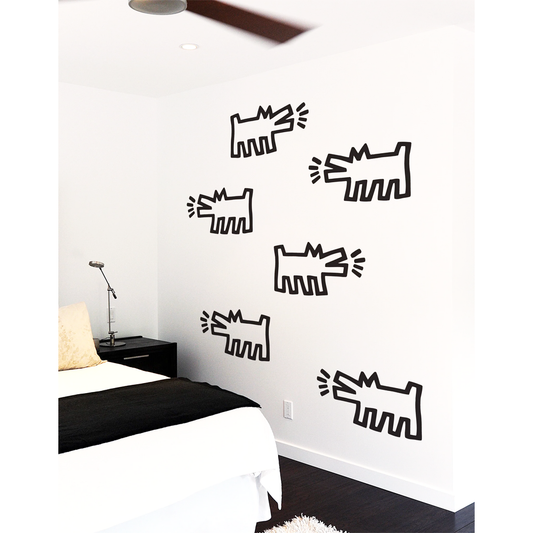 Wall Stickers Barking Dog