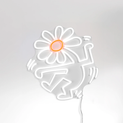 Yellowpop Keith Haring LED Neon Flower Head