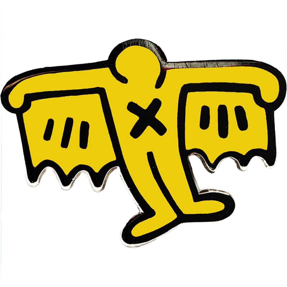 PINTRILL Keith Haring #3 Pin Bat Demon