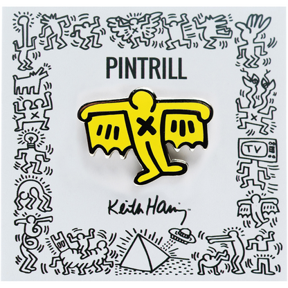 PINTRILL Keith Haring #3 Pin Bat Demon