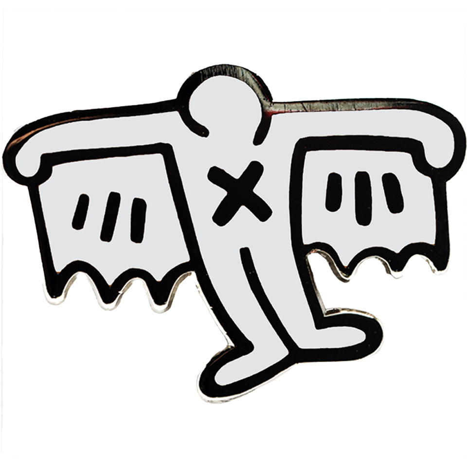 PINTRILL Keith Haring #3 Pin Bat Demon