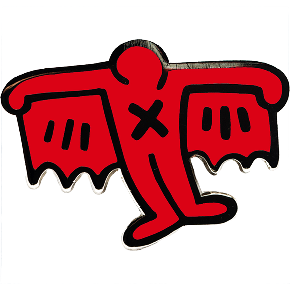 PINTRILL Keith Haring #3 Pin Bat Demon