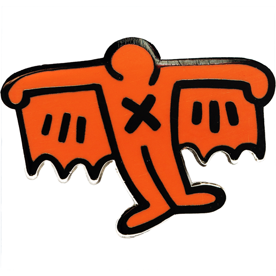 PINTRILL Keith Haring #3 Pin Bat Demon