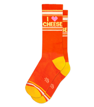 Load image into gallery viewer, GUMBALL POODLE  Socks I ❤️ CHEESE