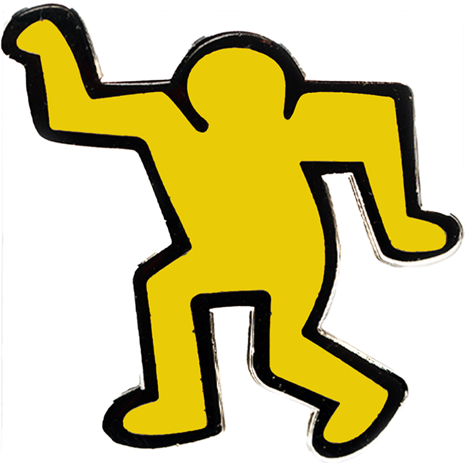 PINTRILL Keith Haring #2 Pin Dancing Man