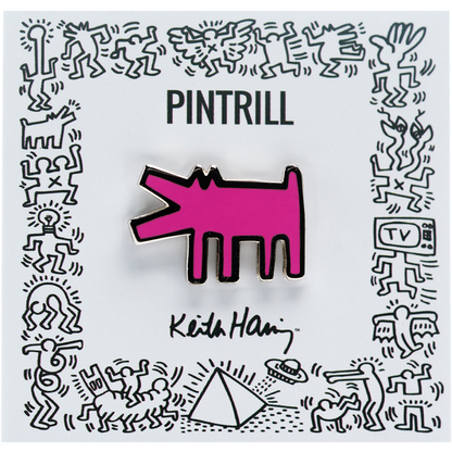 PINTRILL Keith Haring #3 Pin Barking Dog