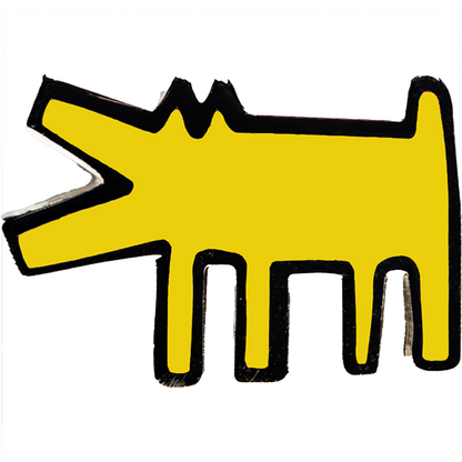 PINTRILL Keith Haring #3 Pin Barking Dog