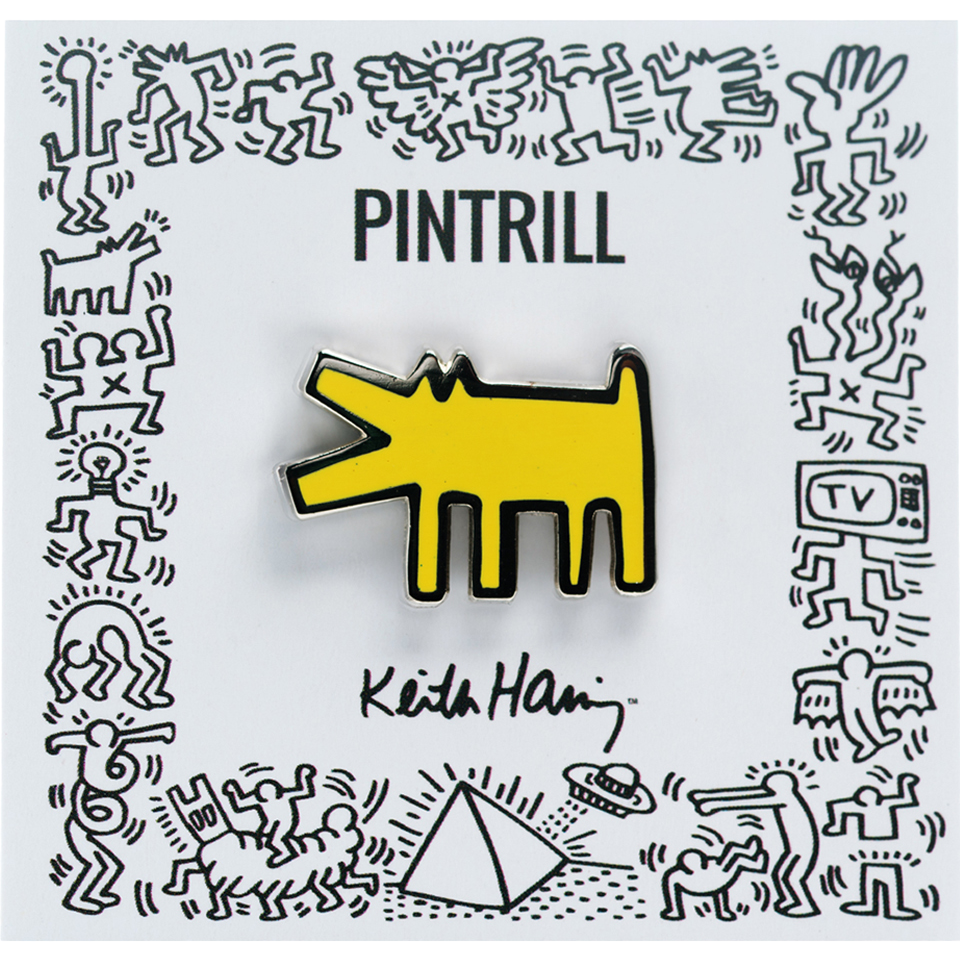 PINTRILL Keith Haring #3 Pin Barking Dog