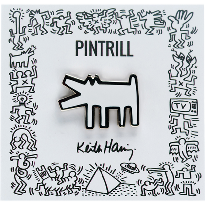 PINTRILL Keith Haring #3 Pin Barking Dog