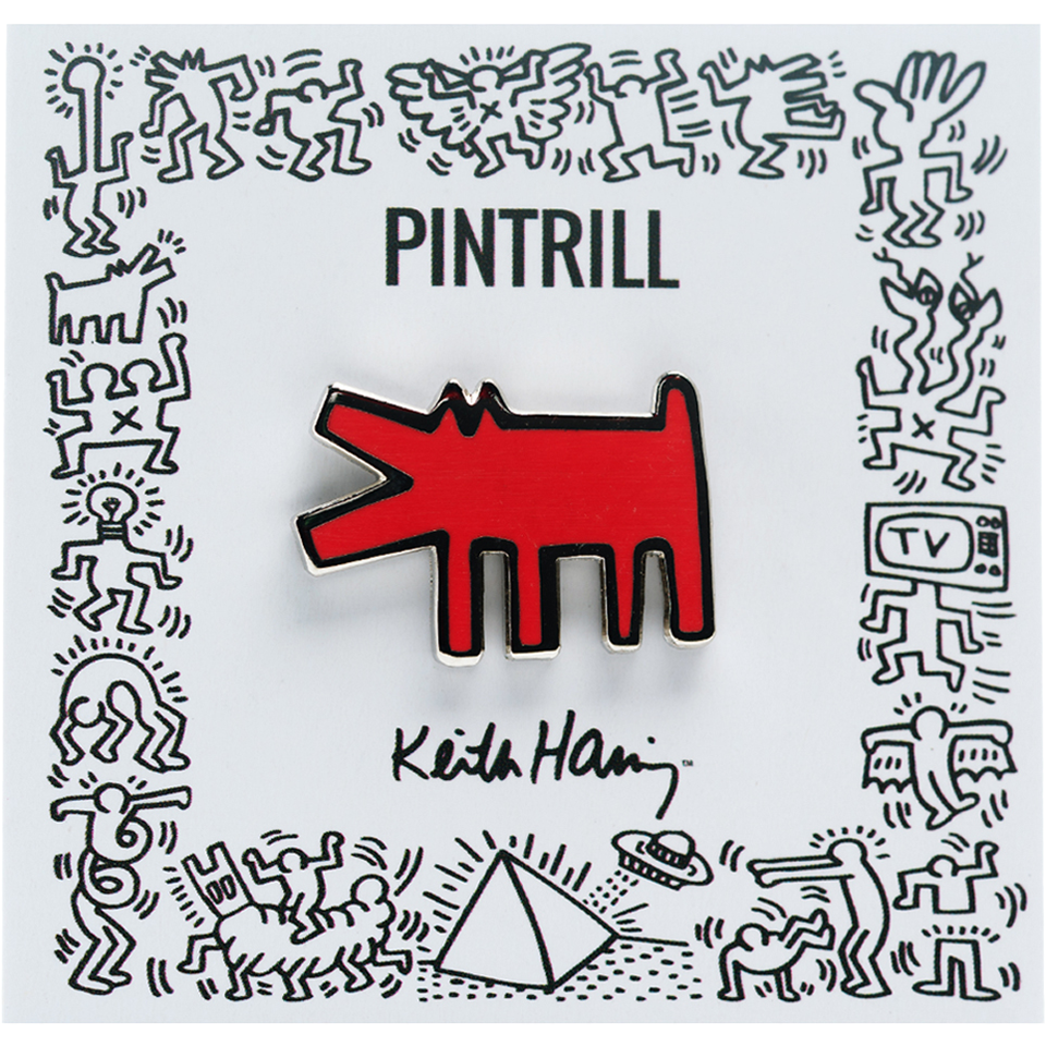 PINTRILL Keith Haring #3 Pin Barking Dog