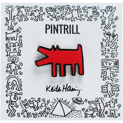 PINTRILL Keith Haring #3 Pin Barking Dog