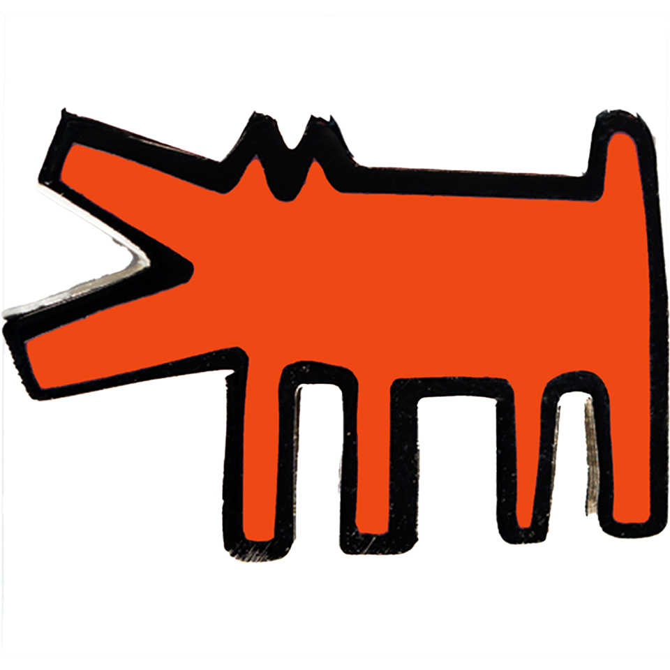 PINTRILL Keith Haring #3 Pin Barking Dog