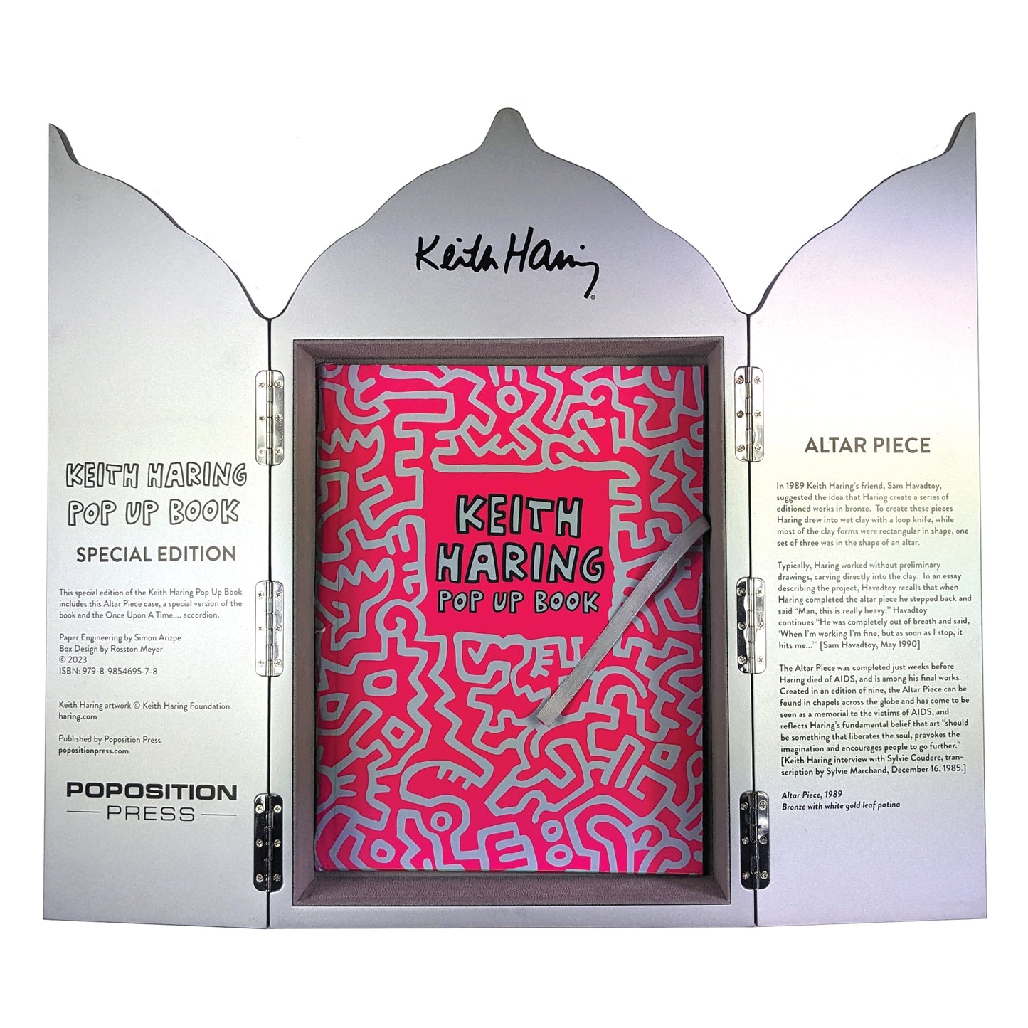 KEITH HARING POP UP BOOK ALTARPIECE EDITION