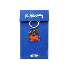将图片加载到图库查看器，Keith Haring Keychains #3