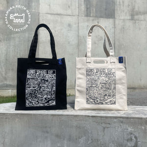 Rainbow Works Keith Haring TOTE BAG with pocket