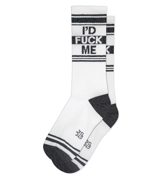 GUMBALL POODLE Gum Socks I'D FUCK ME-Black 119035-GCIFMB