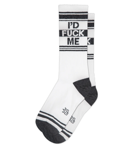 GUMBALL POODLE Gum Socks I'D FUCK ME-Black 119035-GCIFMB