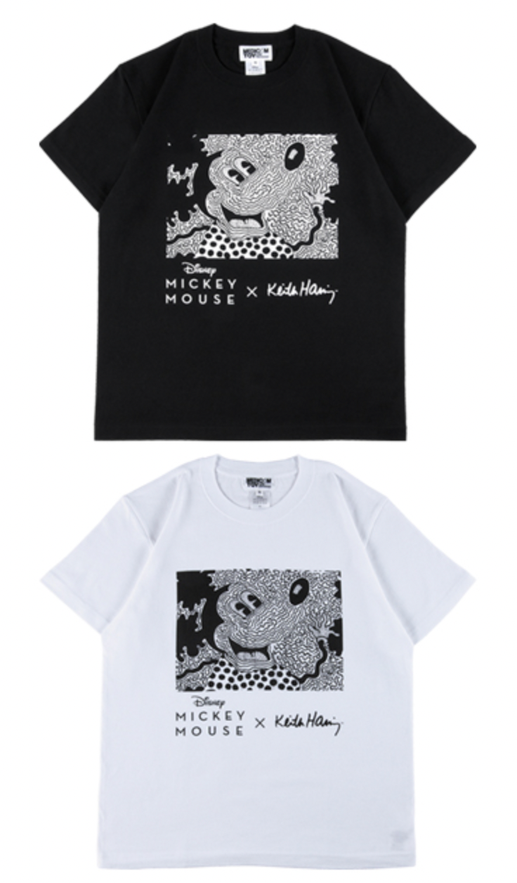 80s〜90s Keith Haring mickey t shirt