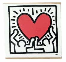 将图片加载到图库查看器，Keith Haring 邮票橡皮图章 ST-4