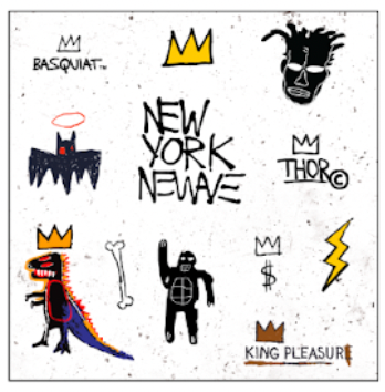 Basquiat Sticker Sheet