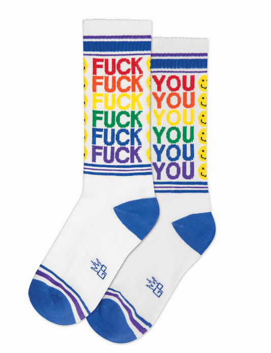 GUMBALL POODLE  Socks FUCK YOU