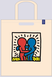 Rainbow Works Keith Haring TOTE BAG with pocket KH2209 / KH2210